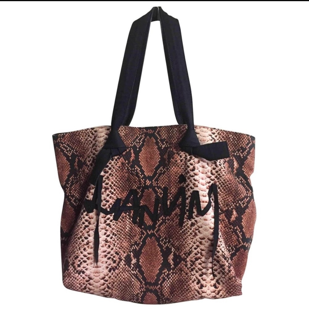 Lanvin printed canvas tote